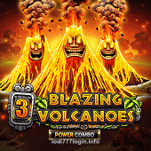 3 Blazing Volcanoes Power Combo Slot Image